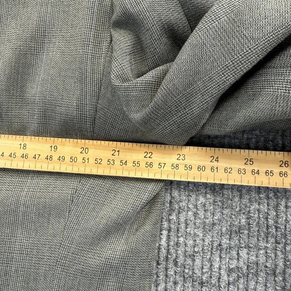 Haggar Black Label Blazer Mens 44L Gray Two Button Wool Blend Sport‎ Coat USA